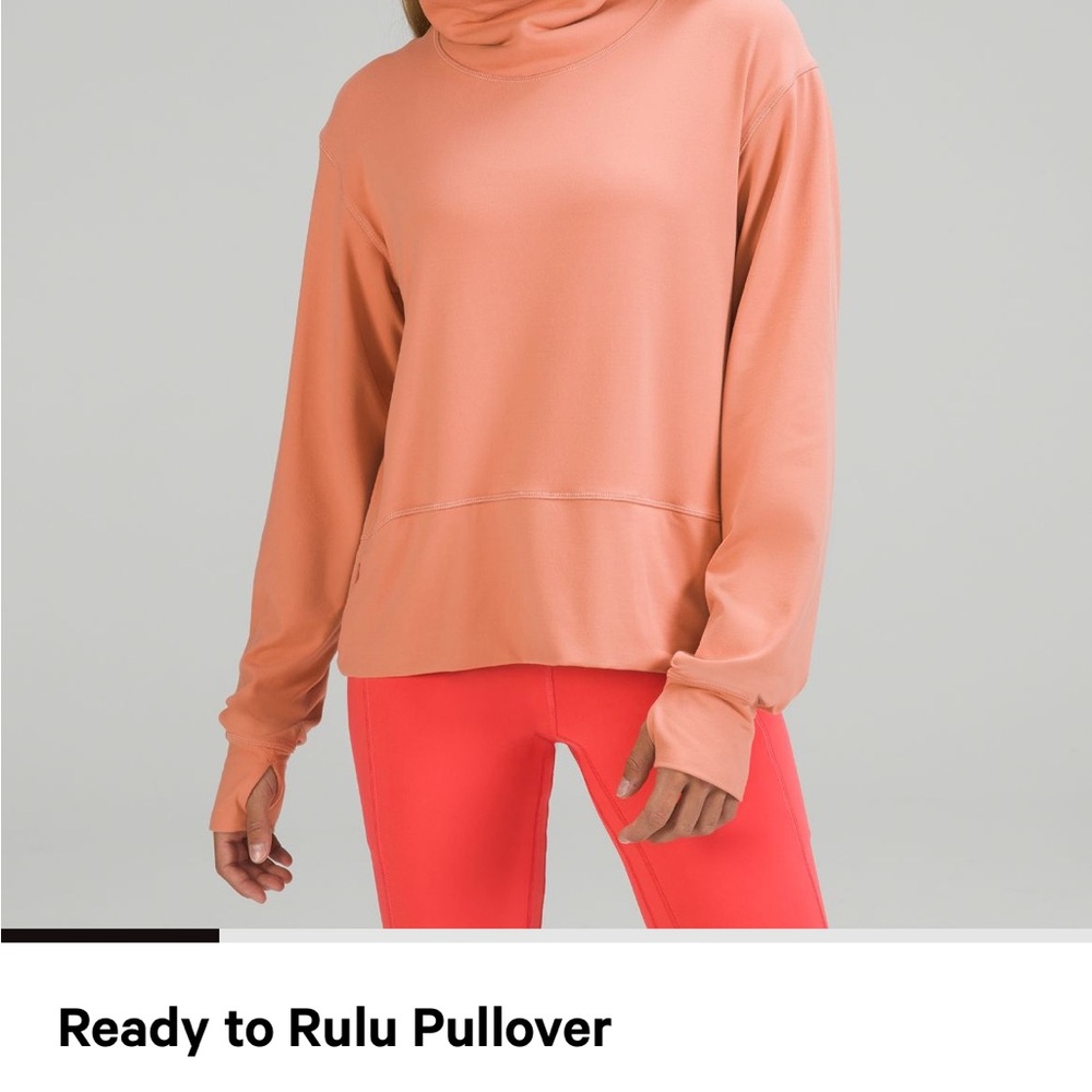 lululemon athletica Ready to Rulu Sweater - Pink Savannah excellent condition